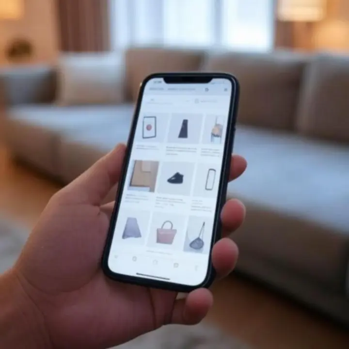 Zakupy w sklepie internetowym HomeComfortPL na smartfonie